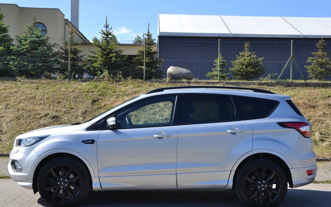 Ford Kuga cena 77900 przebieg: 218584, rok produkcji 2018 z Iława małe 742